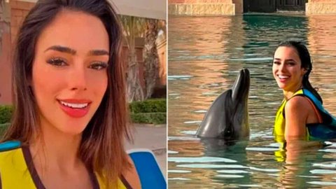 Bruna Biancardi é detonada na web após publicar foto com golfinho; entenda o motivo - Imagem: reprodução Instagram