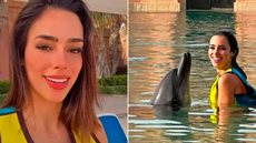 Bruna Biancardi é detonada na web após publicar foto com golfinho; entenda o motivo - Imagem: reprodução Instagram