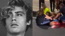 Bruno Krupp, modelo que atropelou e matou menino de 16 anos, deixa a prisão - Imagem: reprodução redes sociais