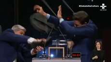 Fim da “cadeirada”: Datena e Marçal encerram batalha judicial - Imagem: Reprodução/TV Cultura