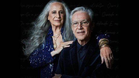 Os irmãos Maria Bethânia e Caetano Veloso - Imagem: Divulgação