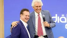 Ronaldo Caiado e Gilberto Kassab se reúnem para definir a composição da chapa presidencial do PSD, com anúncio oficial previsto para esta quarta-feira. - Imagem: Divulgação / PSD