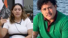 Camila Moura se emociona ao falar sobre término com Lucas Buda em "A Fazenda 16" - Imagem: Reprodução/PlayPlus