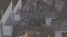 Defesa Civil planeja inspecionar os danos à residência afetada - Imagem: Reprodução / TV Globo