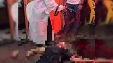 Criminoso fazia uso de tornozeleira eletrônica durante crime - Imagem: Reprodução / PMGO