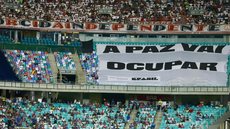 Campanha do Ministério do Esporte busca promover a paz nos estádios - Imagem: Reprodução / X / @EsporteGovBR