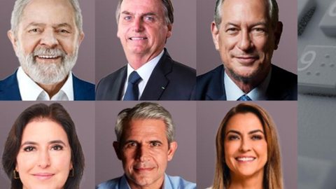 Candidatos à Presidência. - Imagem: Divulgação
