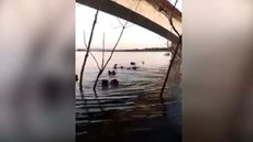 O acidente aconteceu no Lago Serra da Mesa, no norte de Goiás. - Imagem: reprodução/TV Globo