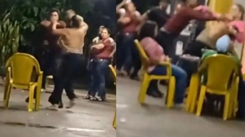 Cantor sertanejo é flagrado agredindo a mãe; veja o vídeo - Imagem: Reprodução/G1