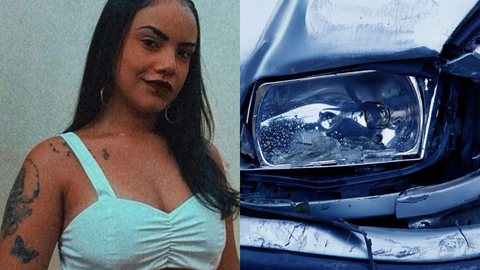 Acidente em autoestrada envolveu o carro da artista e um caminhão - Imagem: Instagram @Monielly_Beatriz