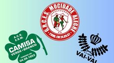 As escolas de samba Mocidade Alegre, Camisa Verde e Branco e Vai-Vai se preparam para brilhar no Carnaval de 2026 - Imagem: Reprodução/ Liga-SP