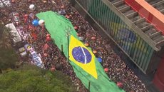 Neste domingo, manifestantes se reuniram em diversas cidades para protestar contra a PEC da Blindagem e a anistia a condenados pelos atos de 8 de janeiro - Imagem: Reprodução/TV Globo