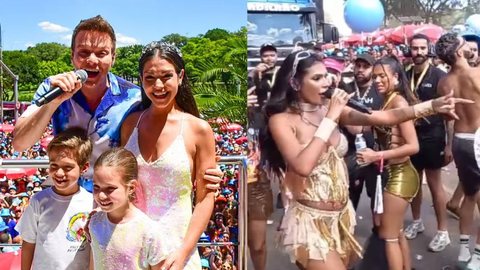 Neste domingo, a capital paulista recebe desfiles de bloquinhos com artistas como Michel Teló e Pocah animando a folia. - Imagem: Reprodução | Redes Sociais
