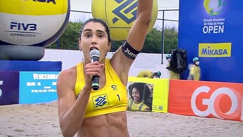 Carol Solberg é suspensa após declaração política em etapa do Mundial - Imagem: Reprodução