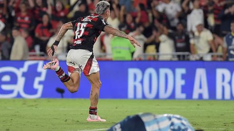 Carrascal comemora gol no fim do jogo contra o Racing - Imagem: Reprodução/OneFootball