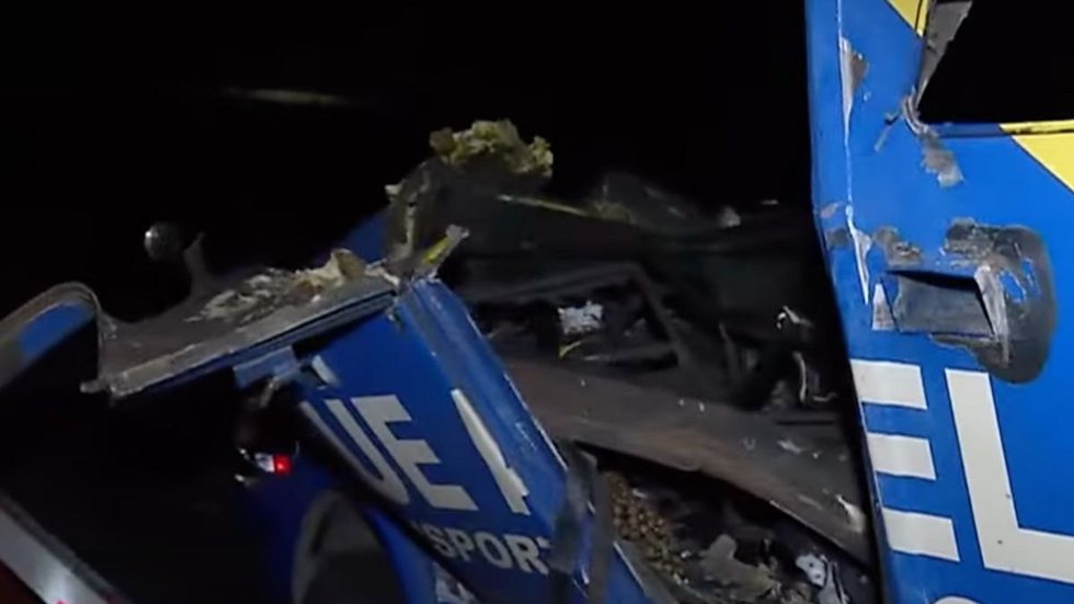 Criminosos explodem carro-forte na rodovia Anhanguera em SP - Imagem: reprodução YouTube