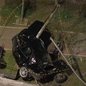 Veículo colide contra poste em frente ao Terminal Sapopemba e motorista fica ferido - Imagem: Reprodução/TV Globo