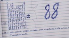 Um adolescente que tentou promover um atentado em uma unidade escolar de SP escreveu uma carta antes do crime. - Imagem: reprodução I R7