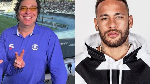 O comentarista ataca Neymar desde 2018, e de lá para cá a situação só vem piorando - Imagem: reprodução Instagram @neymarjr / @wcasagrandejr