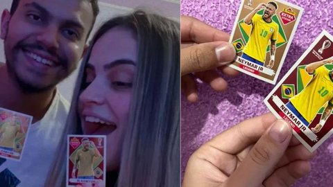 Sorte em dobro: casal de São Carlos encontra duas figurinhas raras do  Neymar do novo álbum da Copa