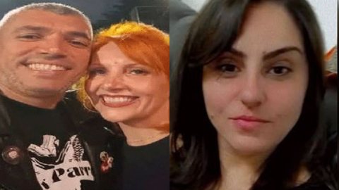 André Amorim e Graciella Verenich (à esquerda) são suspeitos de matar Helen Vitai (à direita) - Imagem: Reprodução / Arquivo pessoal