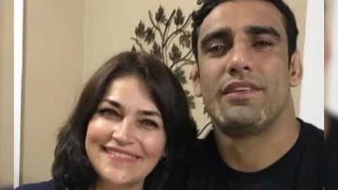 Fátima Lo ao lado do filho, Leandro Lo - Imagem: Reprodução / Instagram / @fatimaloo