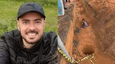 Corpo foi encontrado em buraco próximo ao Autódromo de Interlagos - Imagem: Reprodução