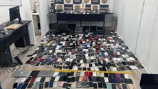 Celulares furtados. - Imagem: Reprodução | G1