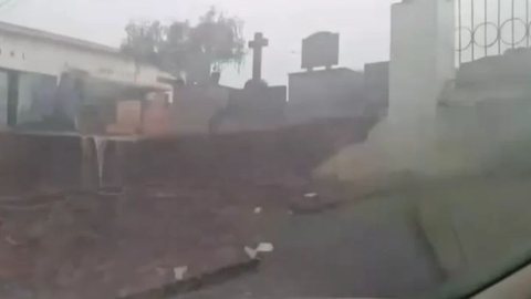 Equipes de emergência atuam em Igarapava para normalizar a situação e avaliar novos riscos após o forte temporal - Imagem: Reprodução