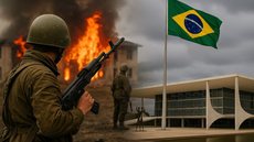 As guerras do velho mundo chegam aos Três Poderes do Brasil - Imagem: ChatGPT