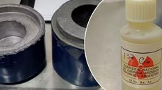 Material estava armazenado em recipiente de chumbo e era usado na calibração de equipamentos médicos - Imagem: Divulgação/Autoridade Regulatória Nuclear (ARN) da Argentina