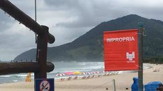 Apesar do alerta, 156 das 170 praias monitoradas pela CETESB estão próprias para banho; consulte sempre os boletins atualizados - Imagem: Reprodução/G1