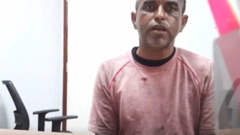 Acusado da chacina de uma família inteira, homem chora ao confessar crimes; veja o vídeo - Imagem: reprodução