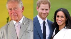 Rei Charles convidará Harry e Meghan para sua coroação - Imagem: reprodução Twitter