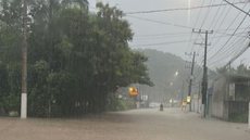 Chuvas fortes em São Paulo - Imagem: reprodução Twitter
