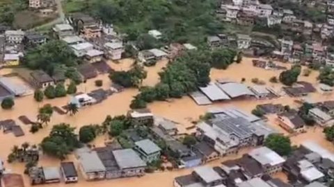Chuvas intensas no Espírito Santo causam 12 mortes e deixam rastro de destruição - Imagem: Reprodução/ Instagram @midianinja