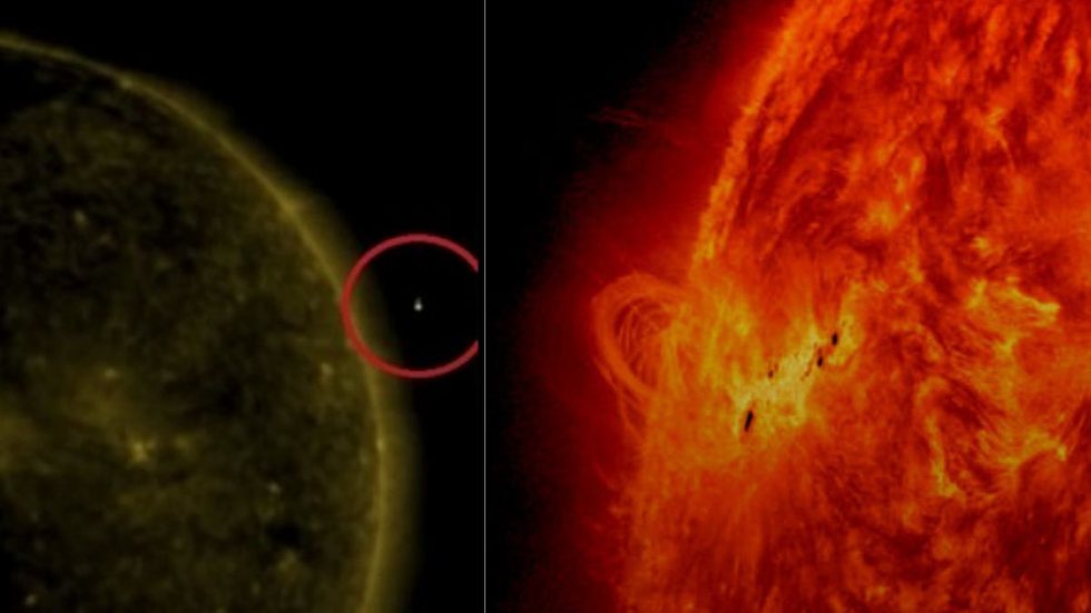 Cientistas do Instituto Massachusetts conseguiram capturar o momento em que um planeta é engolido por uma estrela. - Imagem: reprodução I R7