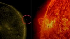 Cientistas do Instituto Massachusetts conseguiram capturar o momento em que um planeta é engolido por uma estrela. - Imagem: reprodução I R7