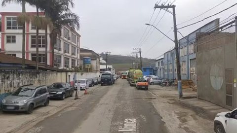 Rua onde fica localizada a empresa de gás que sofreu explosão - Imagem: Reprodução / Google Maps