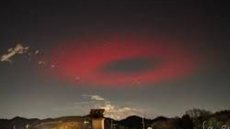 MISTÉRIO - anel vermelho gigante é flagrado no céu; veja vídeo - Imagem: reprodução redes sociais