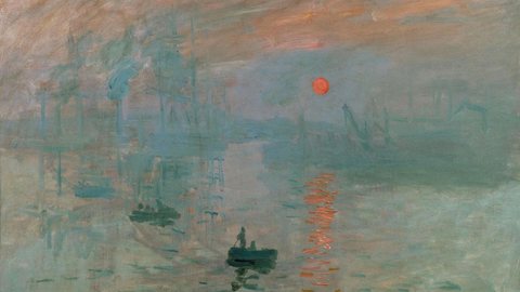 Impressão, nascer do sol, Claude Monet, 1872 - Imagem: Reprodução/Wikimedia Commons Images