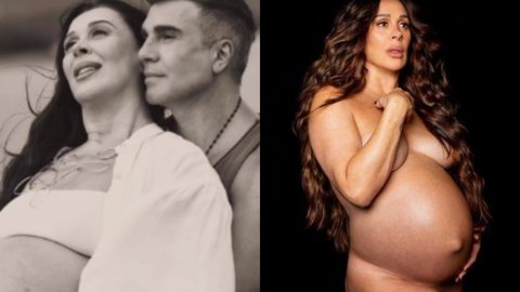Claudia Raia dá à luz terceiro filho e compartilha primeira foto do bebê - Imagem: reprodução Instagram @claudiaraia