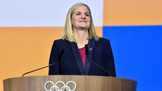 Kirsty Coventry, bicampeã olímpica, é eleita presidente do COI, superando concorrentes renomados na primeira votação - Imagem: Reprodção / X / @timebrasil