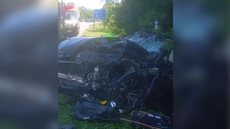 Colisão deixa motorista morto e quatro feridos em Bertioga - Imagem: Reprodução / CCI Artesp