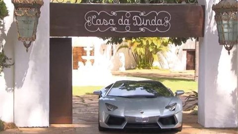 Lamborghini do Fernando Collor. - Imagem: Reprodução | GloboNews