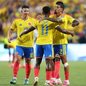 Seleção colombiana confirmou a vaga com gol de Jhon Arias - Imagem: Divulgação/FIFA