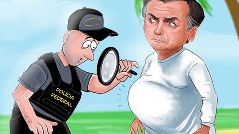 Bolsonaro: policiais desconfiaram da “gordura” na barriga do ex- presidente na volta do mar na manhã da operação da PF