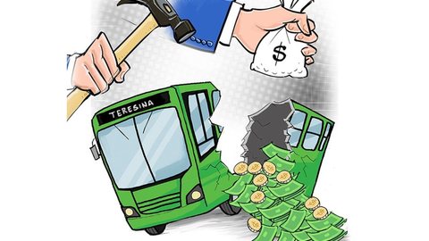 As cinco empresas de ônibus de Teresina (PI) terão que pagar multas no valor de R$ 90 mil