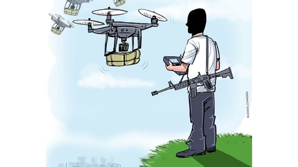 Facções criminosas avançam no uso de drones para monitorar e traficar drogas - Imagem: Divulgação/Coluna Esplanada