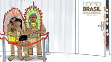 COP30: indígenas denunciam exclusão - Imagem: Divulgação/Coluna Esplanada